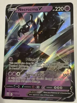 Pokemon TCG Necrozma V 063/163 Swsh05: Battle Styles Holo Near Mint - Image 3