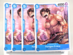 ST22-010 Portgas.D.Ace (C) Starter Deck 22: Ace & Newgate One Piece CCG x4 - Image 1
