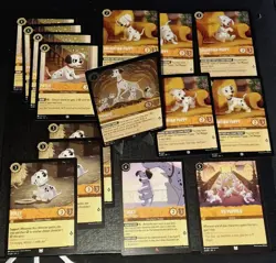 Disney 101 Dalmatians Lorcana Into The Inklands 13 Card Lot Cold Foil Promo + - Image 2