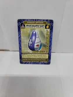 Digimon Card - 2000 Digi Egg of Reliability BO-157 - Bandai Digi Battle Vtg - Image 1