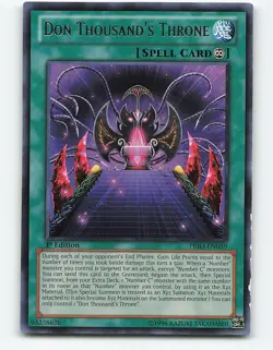 Don Thousand's Throne #PRIO-EN059 Rare 1st edition Yugioh Card - Image 1