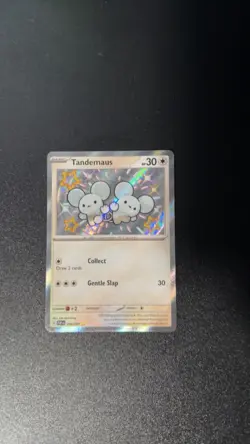 Tandemaus 209/091 Pokemon TCG Paldean Fates Shiny Rare Holo Card M/Nm Condition - Image 1
