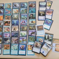 Commander Magic Deck MTG Cards = ALL 100 ***MERFOLK*** Kopala Mono Blue Tribal - Image 2