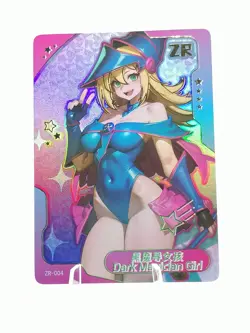 Dark Magician Girl - Yu-Gi-Oh - Senpai Goddess Haven #5 -ZR-004 - Waifu Card - Image 1