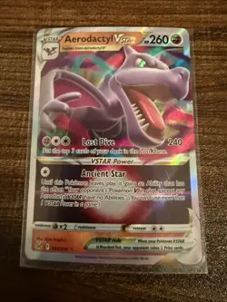 Aerodactyl VStar 093/196 Pokemon Card- Near Mint- Lost Origin - Image 1