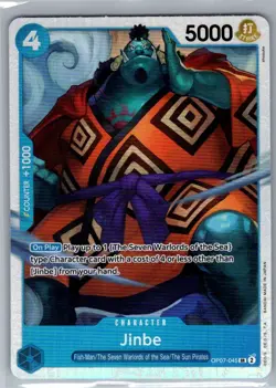 Jinbe OP07-045 SR English 500 Years in the Future - One Piece Card - NM - Image 1