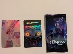 McDonald’s K-Pop Demon Hunters Rumi & Jinu Foil Refractor w/ Derpy Code Card - Image 1