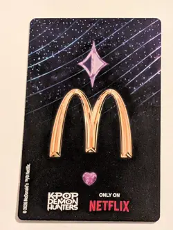 McDonald’s K-Pop Demon Hunters Rumi & Jinu Foil Refractor w/ Derpy Code Card - Image 4