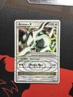 Pokemon Arceus LV.X Diamond & Pearl Rare Holo Card DP56 HP 120 2009 English - Image 1