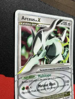 Pokemon Arceus LV.X Diamond & Pearl Rare Holo Card DP56 HP 120 2009 English - Image 4