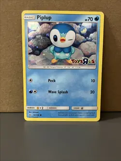 Piplup Holo Foil Exclusive Toys R Us Promo Card 32/156 Pokemon - Image 1