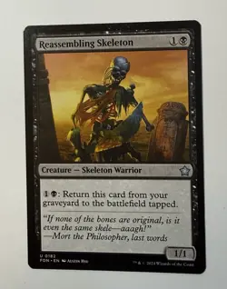 Reassembling Skeleton FDN 182 MTG Foundations Uncommon Normal EN NM - Image 1