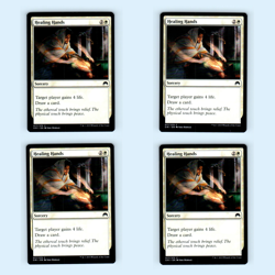 Healing Hands Lot x4 MTG Cards 17 2015 Magic Origins Playset Magic The Gathering - Image 1