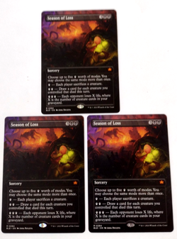 3x Season of Loss (Borderless) - Bloomburrow (BLB) - EN - M 0284 - Image 1