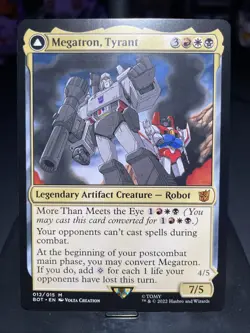 Megatron Tyrant 12/15 NM Magic The Gathering - Image 1