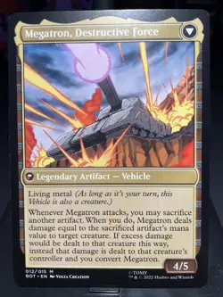 Megatron Tyrant 12/15 NM Magic The Gathering - Image 2