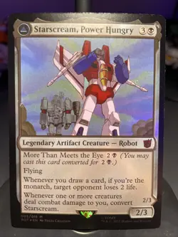 Starscream Power Hungry Foil 05/15 NM Magic The Gathering - Image 1