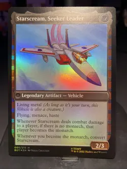 Starscream Power Hungry Foil 05/15 NM Magic The Gathering - Image 2