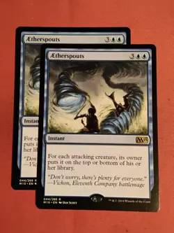 Aetherspouts (x2) Core Set 2015 (M15) 044/269 Rare Magic The Gathering Unplayed - Image 1