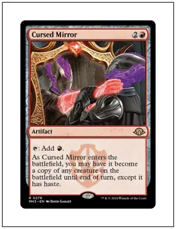 1x Cursed Mirror, Magic the Gathering MTG NM - Image 1