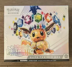 Prismatic Evolutions Scarlet & Violet Elite Trainer Box Sealed New Pokemon TCG - Image 1