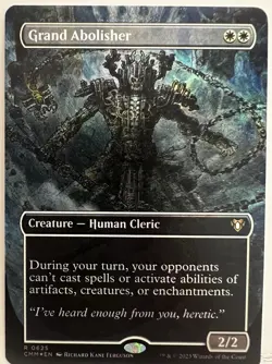 Grand Abolisher Commander Masters Creature Rare Regular White 0625 MTG NM foil - Image 1