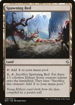 Spawning Bed - Foil Battle for Zendikar MP MTG - Image 1