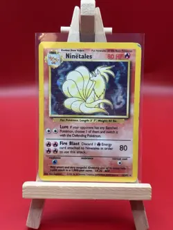 Pokemon TCG Ninetales Unlimited Holo Rare Base Set 12/102 WOTC (HP) - Image 1