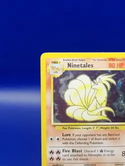 Ninetales 12/102 Base Set Holo Rare Pokemon Card Nintendo TCG WOTC LP - Image 4