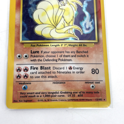 Ninetales Holo Rare Holo Base Set 12/102 LP Pokemon TCG - Image 3