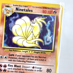 Ninetales Holo Rare Holo Base Set 12/102 LP Pokemon TCG - Image 5
