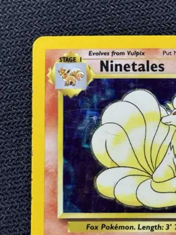 Pokemon TCG Ninetales Holo Rare Card Base Set 12/102 - Image 2