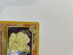 1999 Pokemon TCG Original Unlimited Base Set Ninetales Holo 12/102, GC/LP, Rare - Image 5