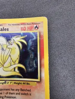 Pokemon TCG Ninetales Base Set 12/102 Holo Rare Heavy Play HP - Image 5