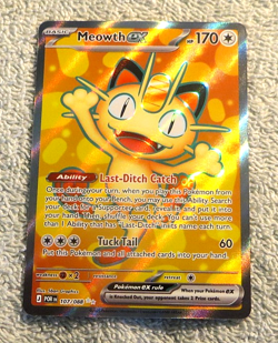 Meowth ex 107/088 Full Art Ultra Rare Holo - Pokemon Perfect Order - English - Image 2