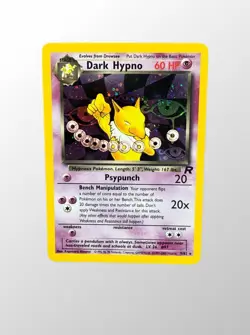90’s Pokemon Dark Hypno Team Rocket Holo Rare 60 HP Wizards of the Coast 9/82 - Image 1