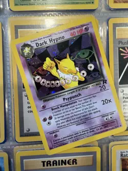 90’s Pokemon Dark Hypno Team Rocket Holo Rare 60 HP Wizards of the Coast 9/82 - Image 2