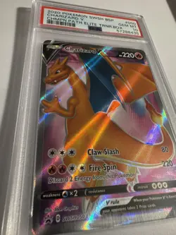 2020 POKEMON SWSH BSP CHARIZARD V #050 CHMP. PATH ELITE TRNR BOX PSA GEM MT 10 - Image 2