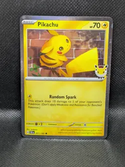 Pikachu Pokemon Day 2026 051/162 - 30th Anniversary Promo - Pokemon TCG - Image 1
