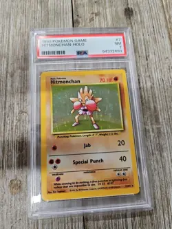 PSA 7 1999 Pokemon Game Hitmonchan- Holo - Image 1