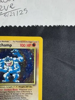 Pokemon Base Set Machamp Holo Rare 1st Edition NM-Mint - Image 4