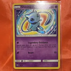 Pokemon Shining Mew Shiny Holo Rare 40/73 Shining Legends English TCG Card - Image 2