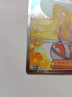 Pokemon TCG Lillie's Determination 184/132 SIR Mega Evolution NM - Image 4