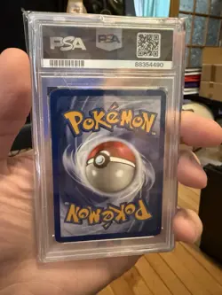 1999 POKEMON BASE SET UNLIMITED #4 CHARIZARD-HOLO PSA 5 - Image 2