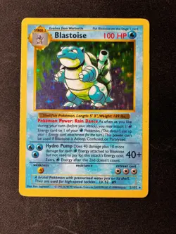 Blastoise - Shadowless Base Set - 2/102 - Pokemon - HP - Image 1
