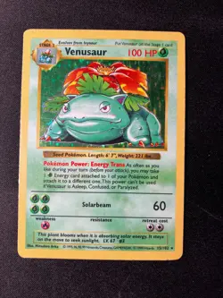 Venusaur - Shadowless Base Set - 15/102 - Pokemon - HP - Image 1