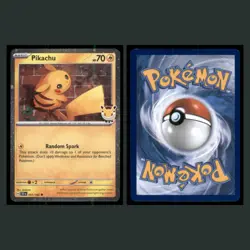 10x Pikachu Lot 051/162 SV Temporal Forces Pokemon Cards Collection Set TCG - Image 3