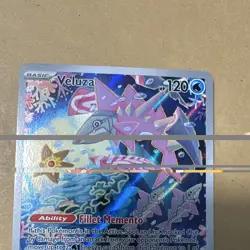 Pokemon Veluza SV04 Paradox Rift 192/182 Illustration Rare Holo 120 HP English - Image 3