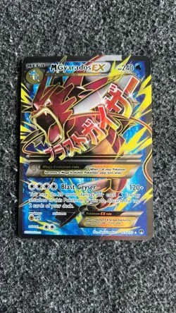 Pokemon TCG M Gyarados EX 115/122 Full Art Shiny Breakpoint Holo Card - Image 1