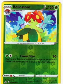 Bellossom Rare Crown Zenith 003/159 NM Reverse Holo Pokemon TCG - Image 1